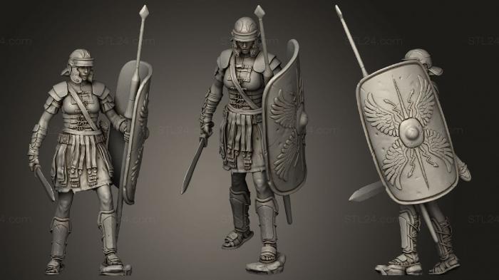 Military figurines (Livia, STKW_1392) 3D models for cnc